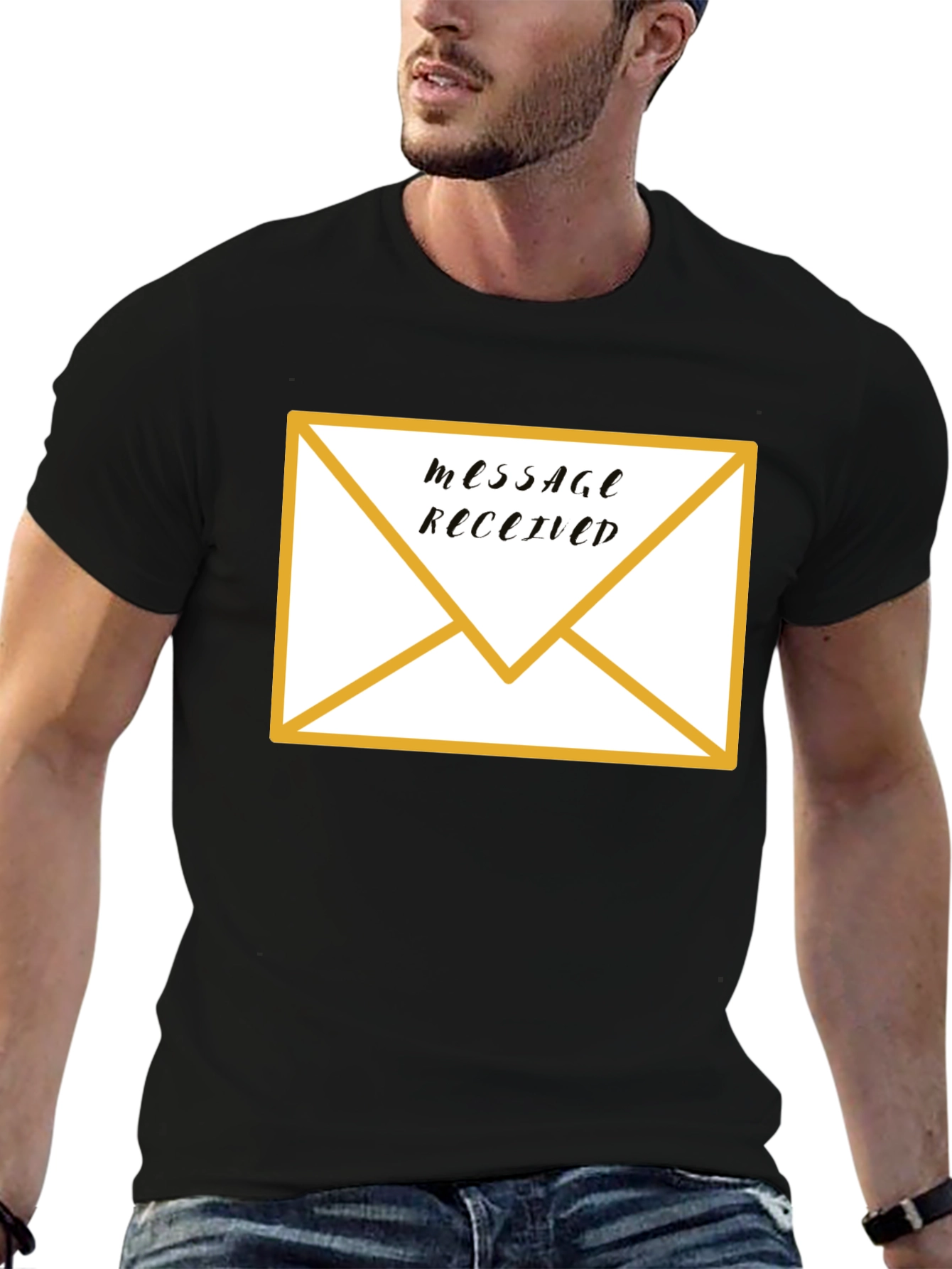 Message Received T-Shirt: Fun Trendy Graphic Tee