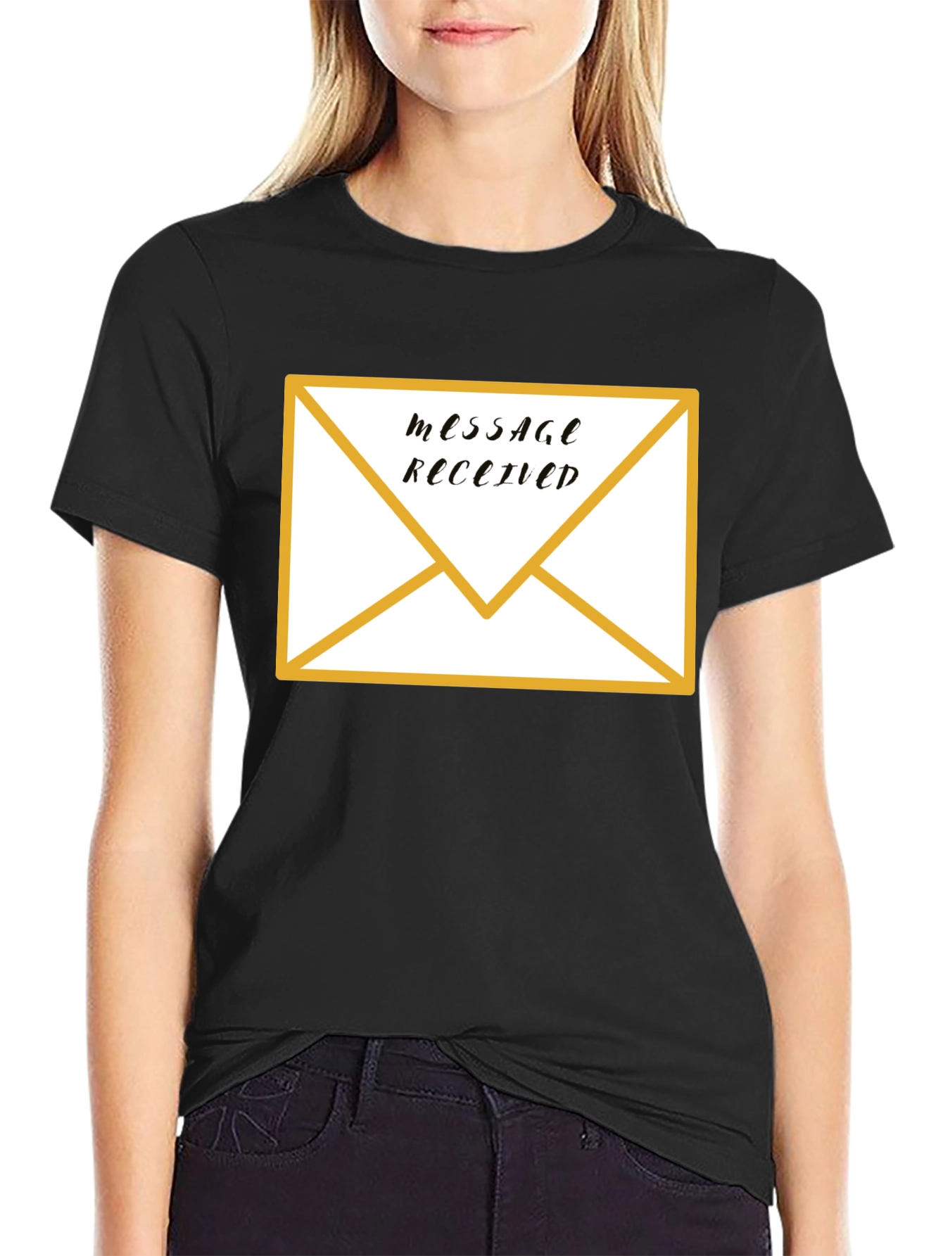 Message Received T-Shirt: Fun Trendy Graphic Tee