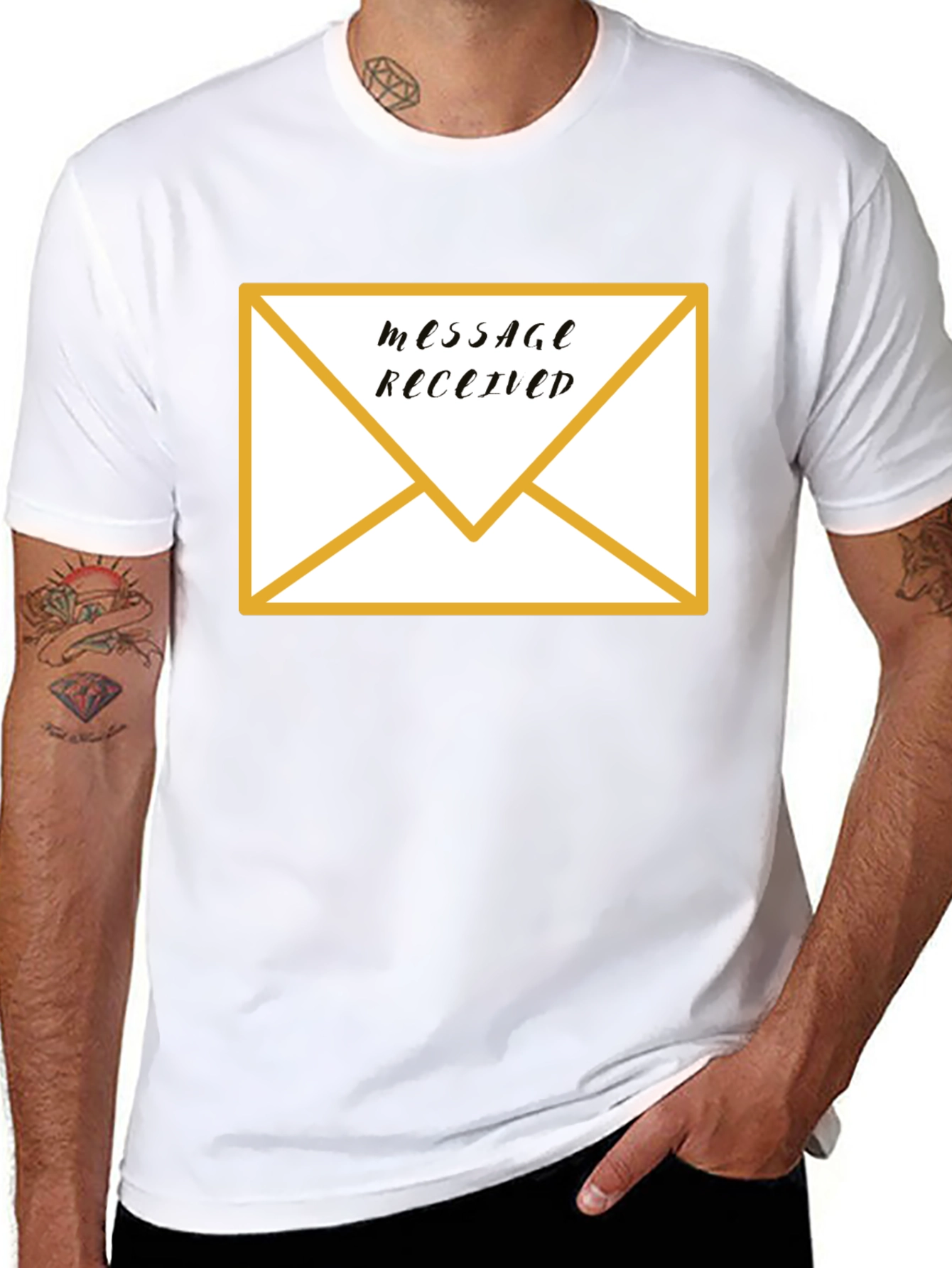 Message Received T-Shirt: Fun Trendy Graphic Tee