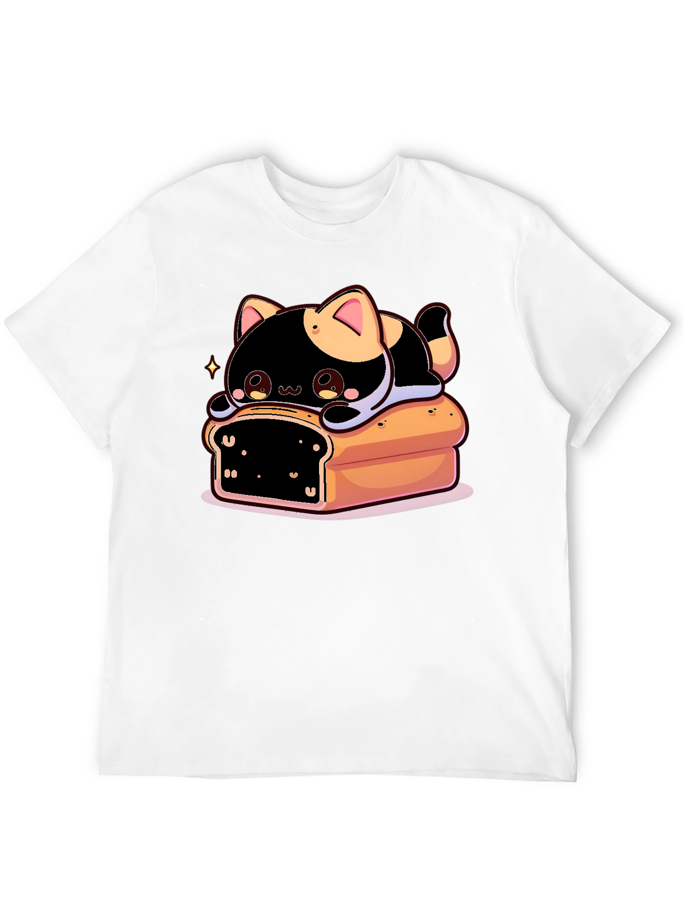 Cute Cat on Bread T-Shirt