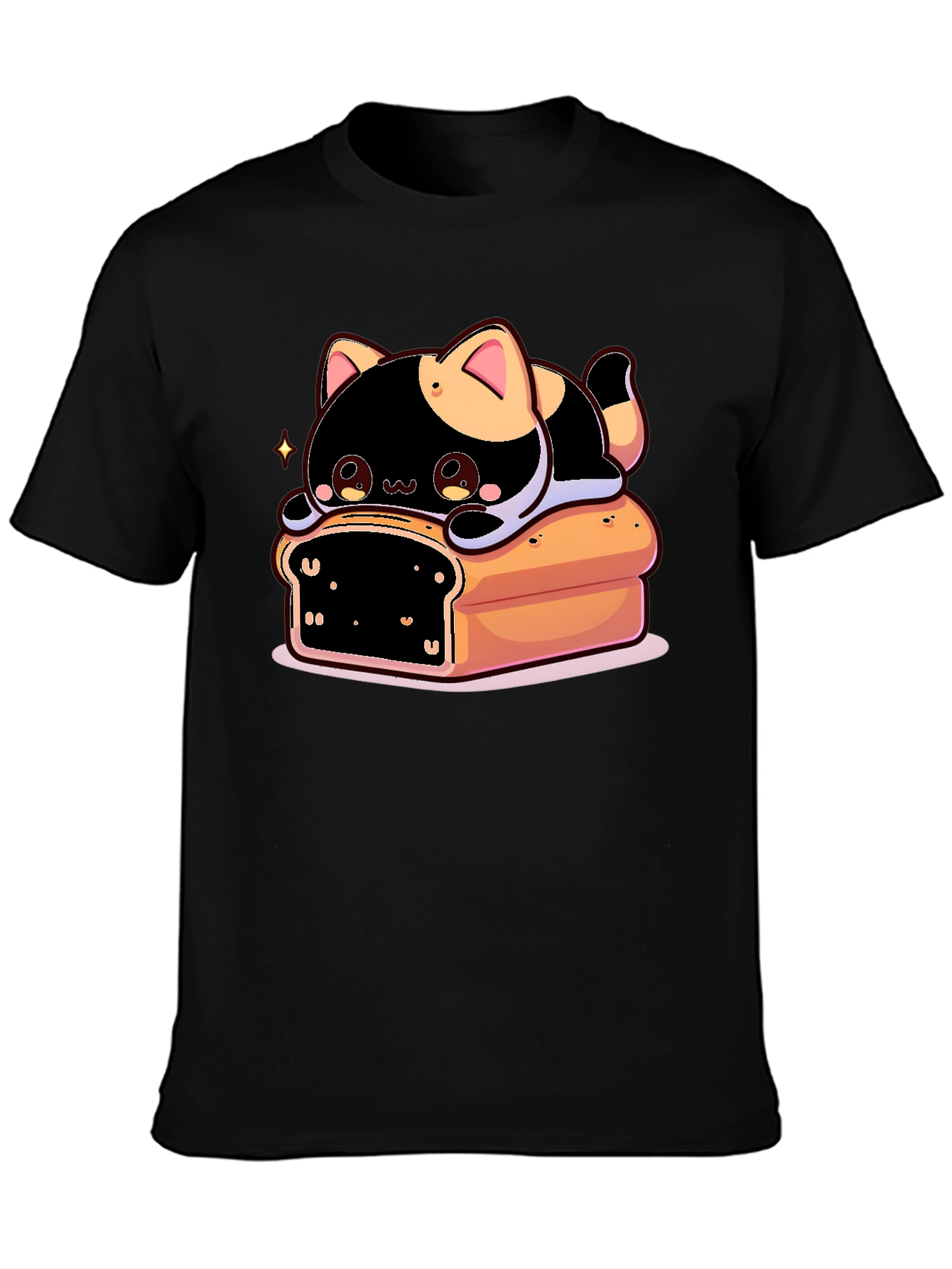 Cute Cat on Bread T-Shirt