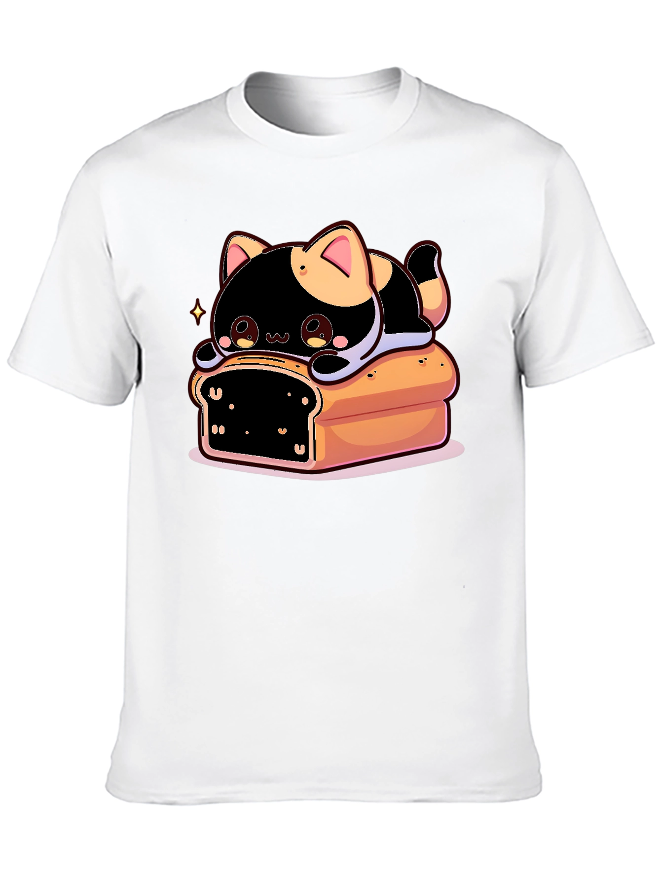 Cute Cat on Bread T-Shirt