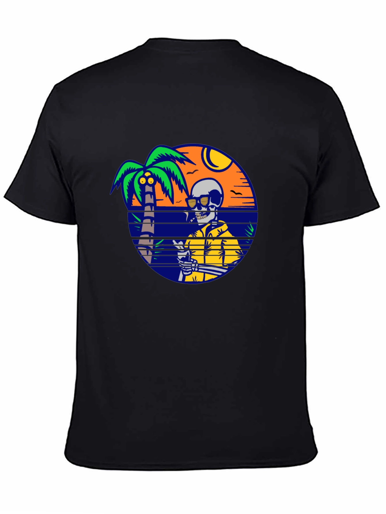 Skeleton Beach T-Shirt - Relaxed Summer Vibes