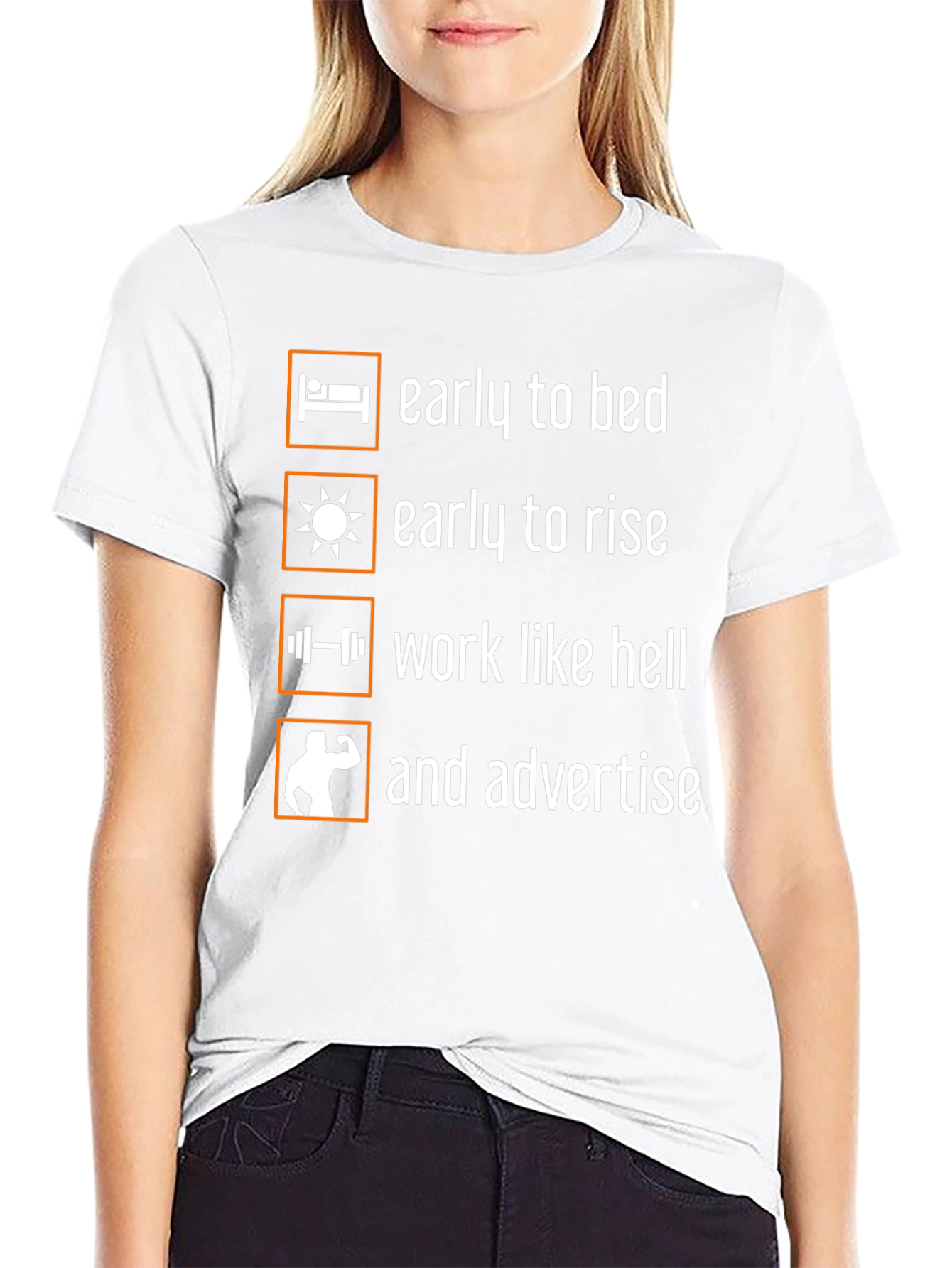 Early to Bed Fitness T-Shirt