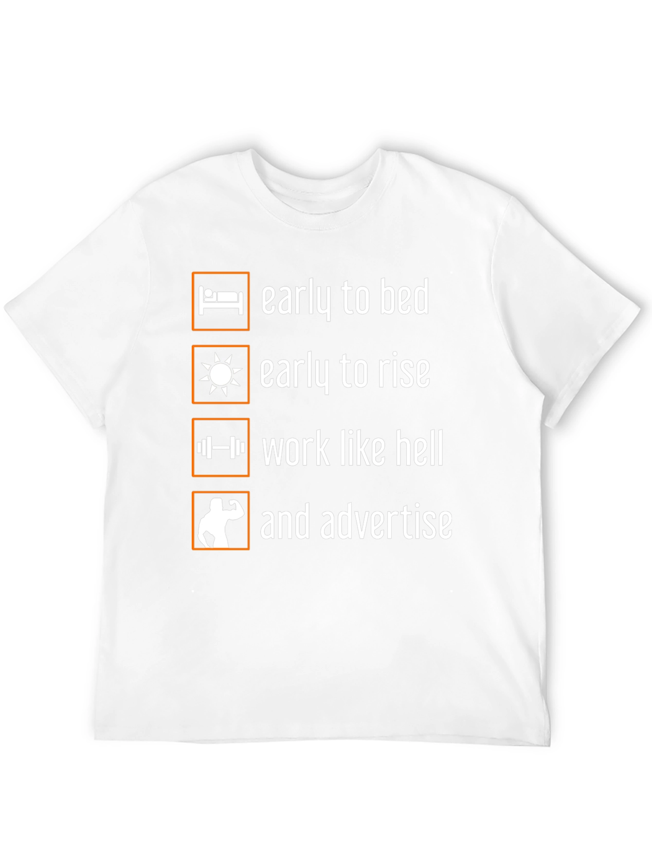 Early to Bed Fitness T-Shirt