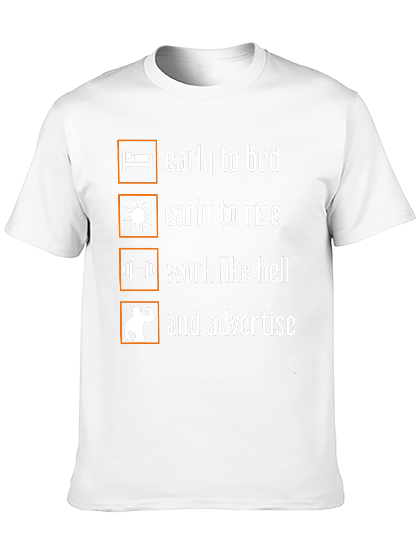 Early to Bed Fitness T-Shirt