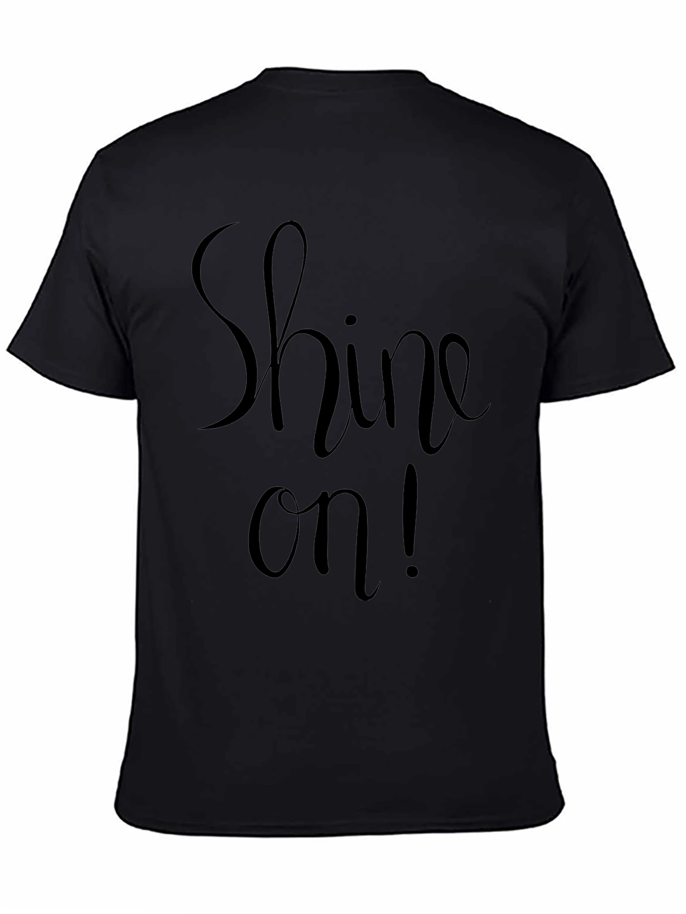 Shine On! Black Graphic Print Tee