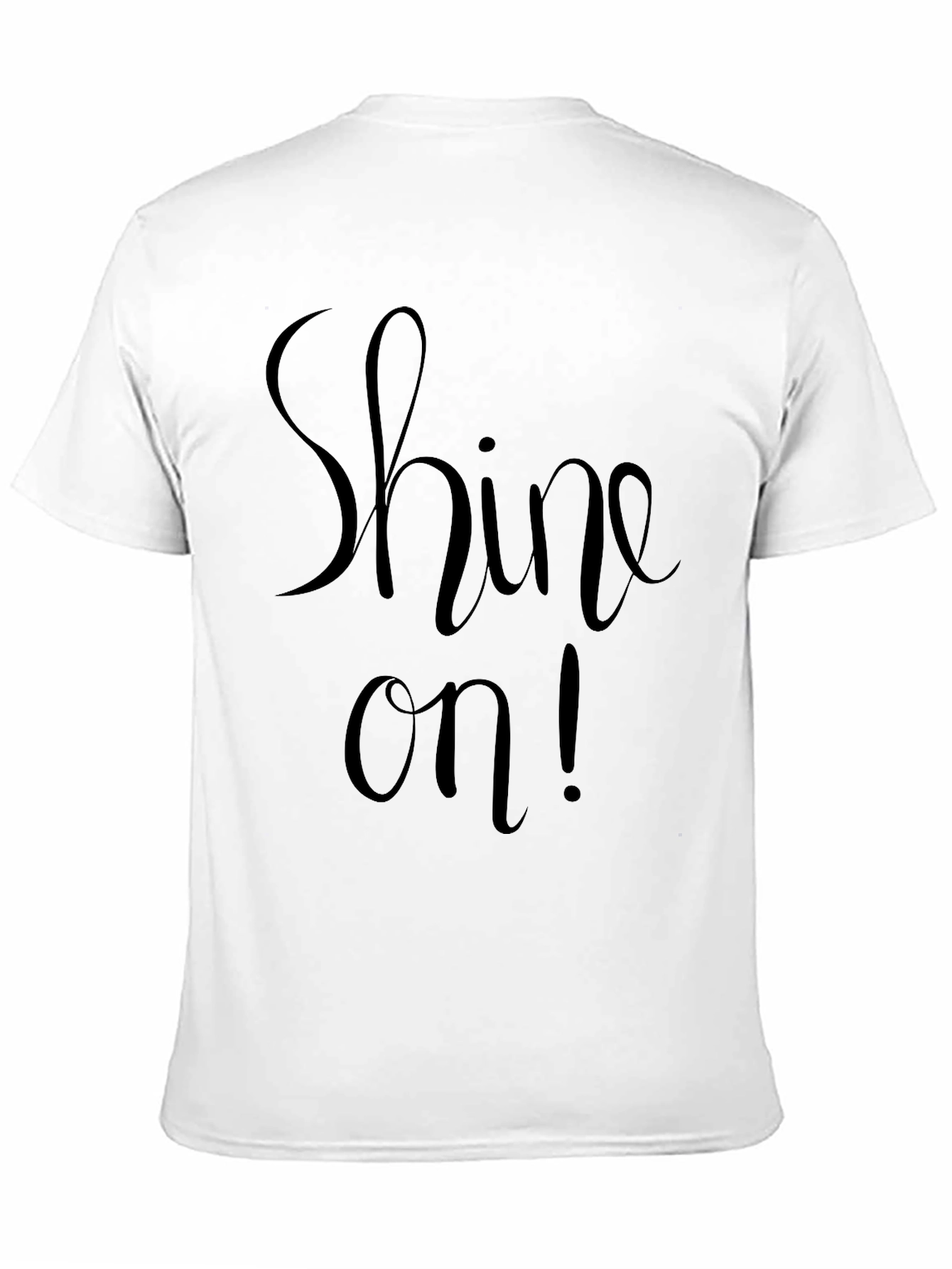 Shine On! Black Graphic Print Tee