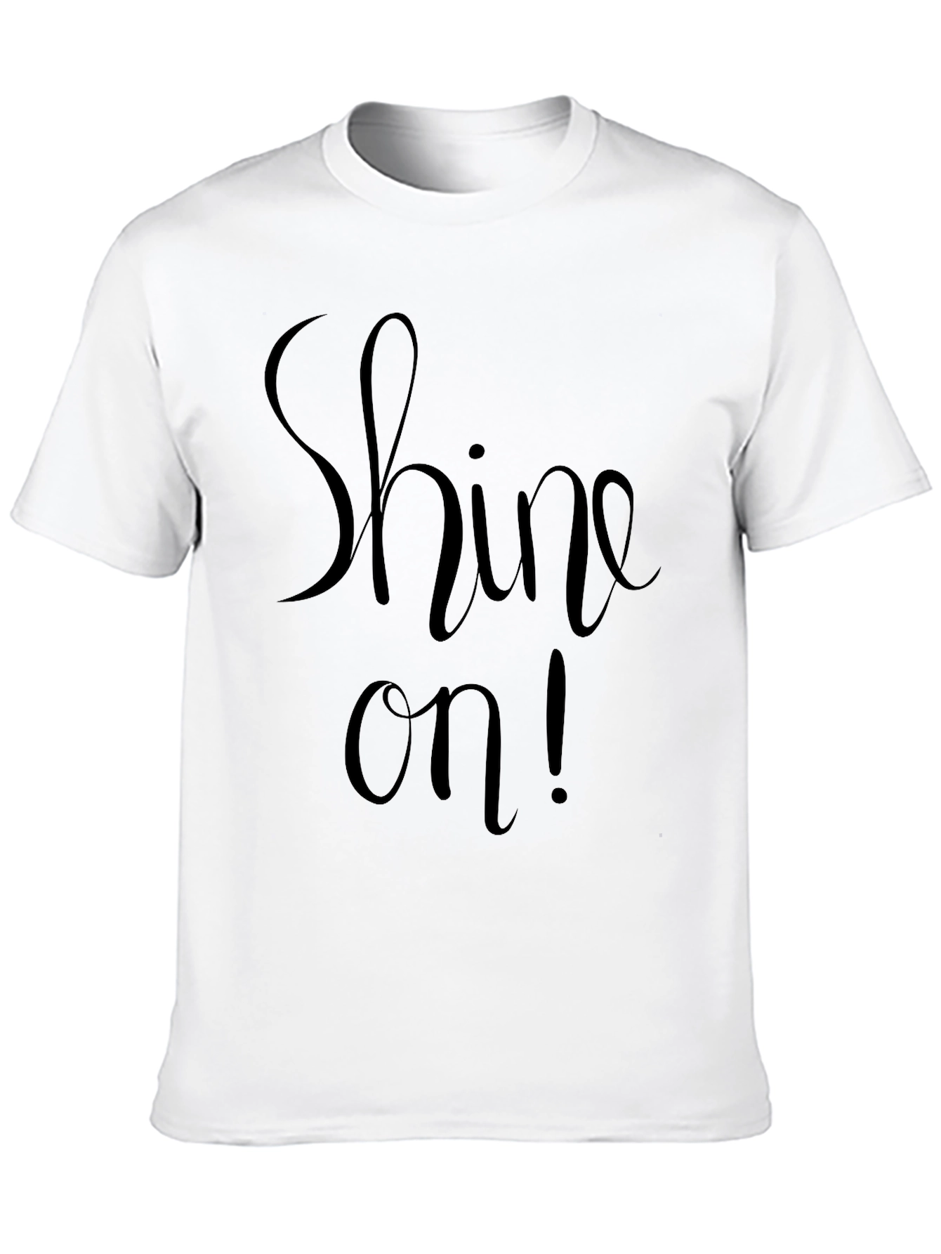 Shine On! Black Graphic Print Tee