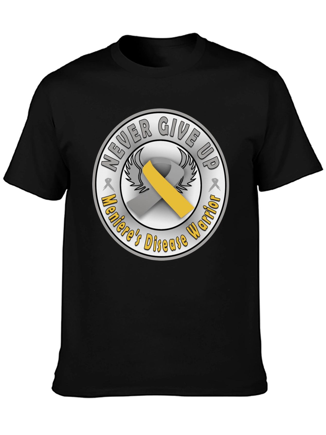Menieres Disease Warrior T-Shirt - Never Give Up!