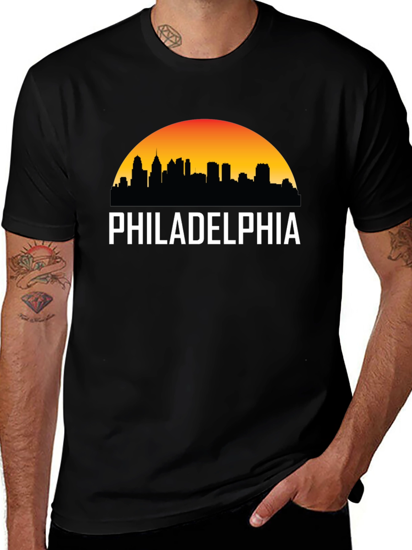 Philadelphia Skyline T-Shirt - City Pride Apparel