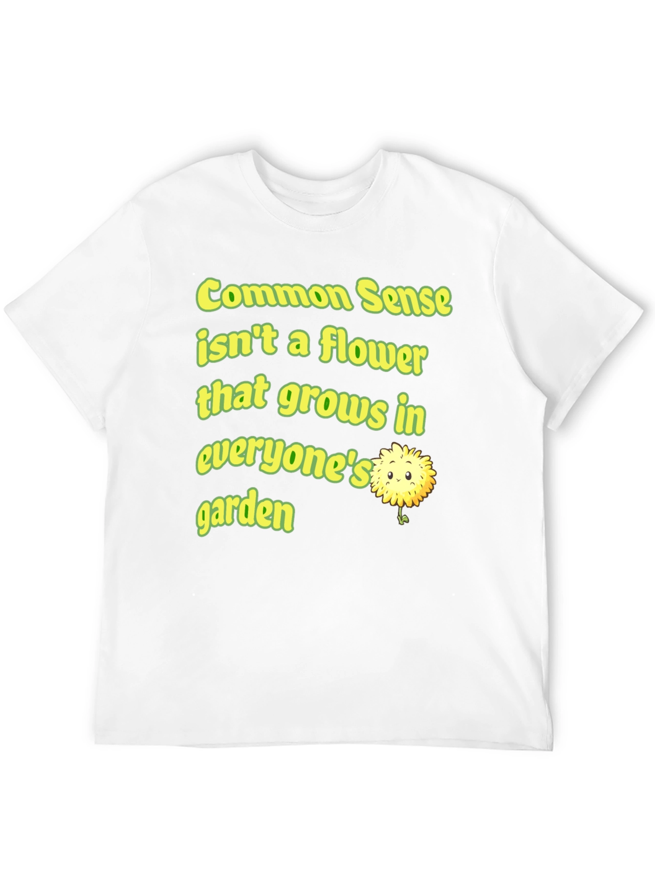 Common Sense Flower Graphic Tee