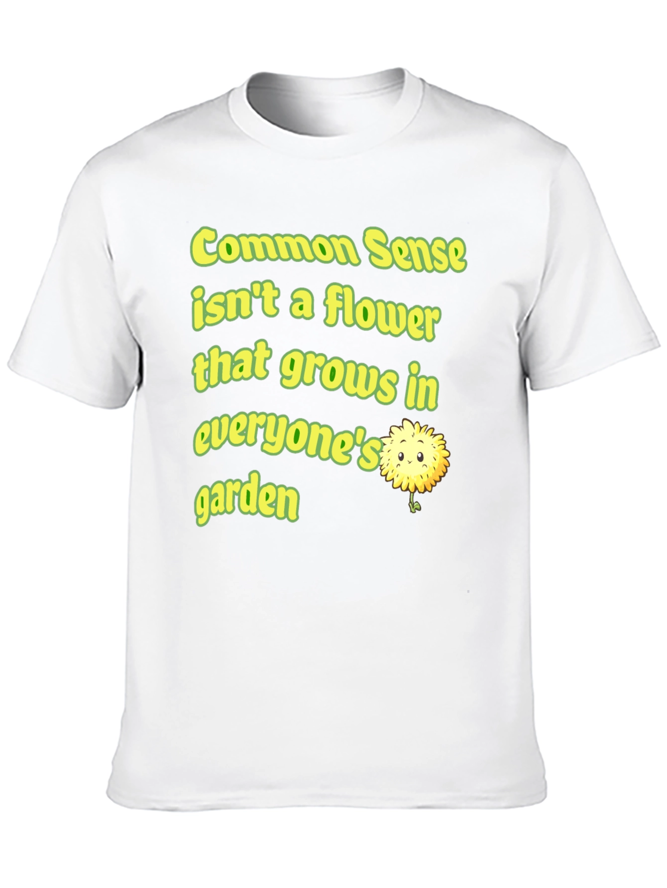 Common Sense Flower Graphic Tee