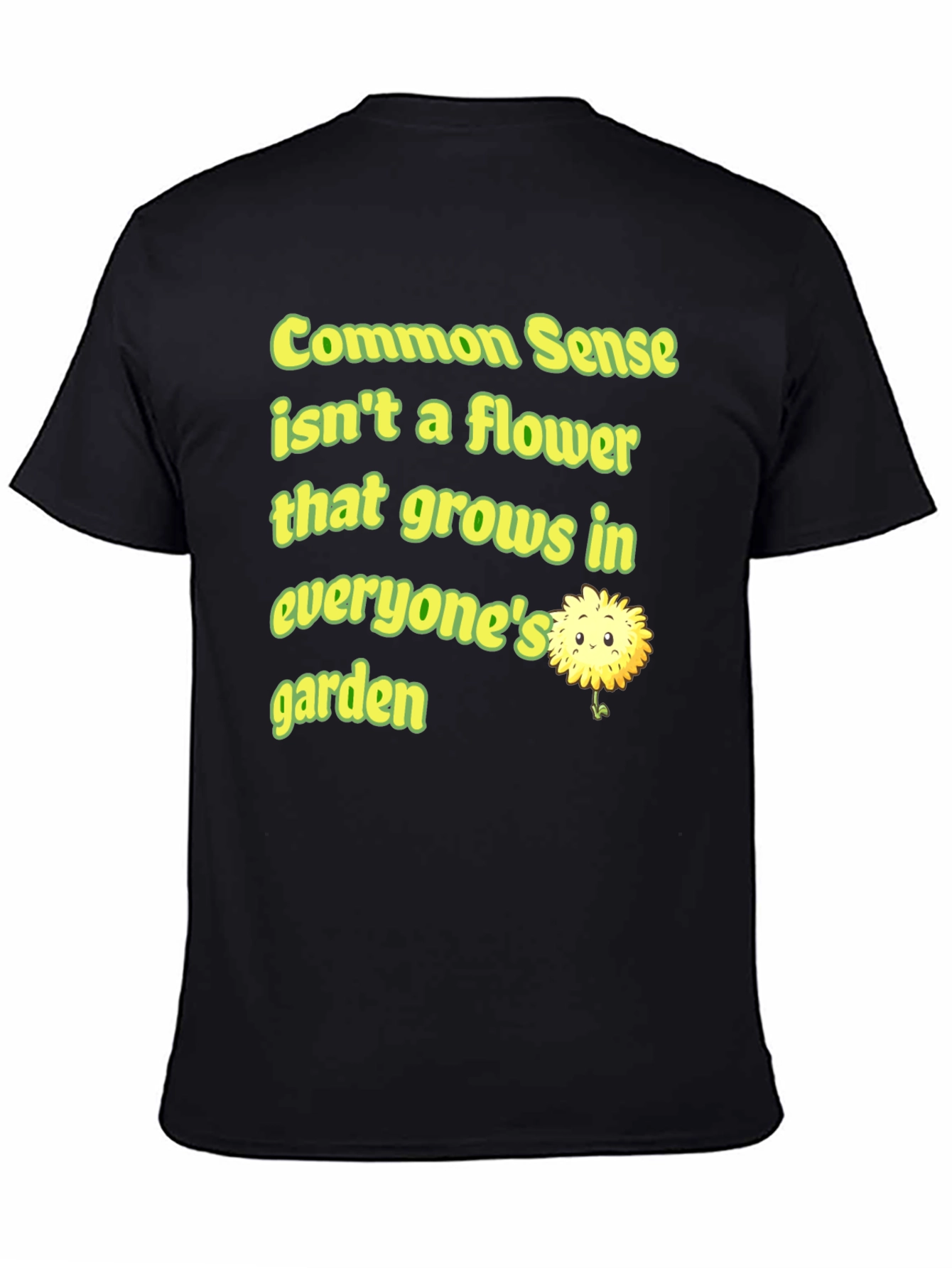 Common Sense Flower Graphic Tee