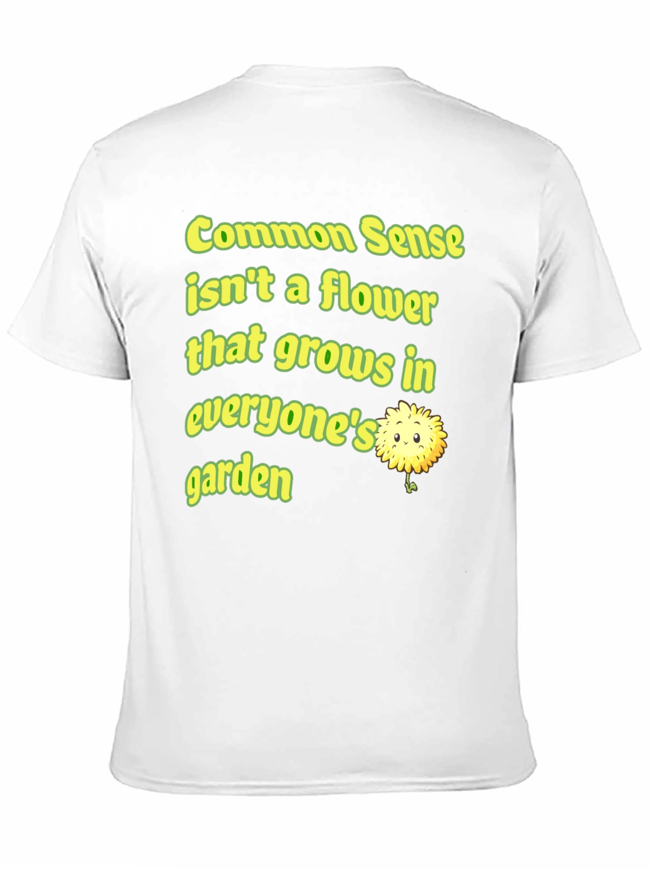 Common Sense Flower Graphic Tee