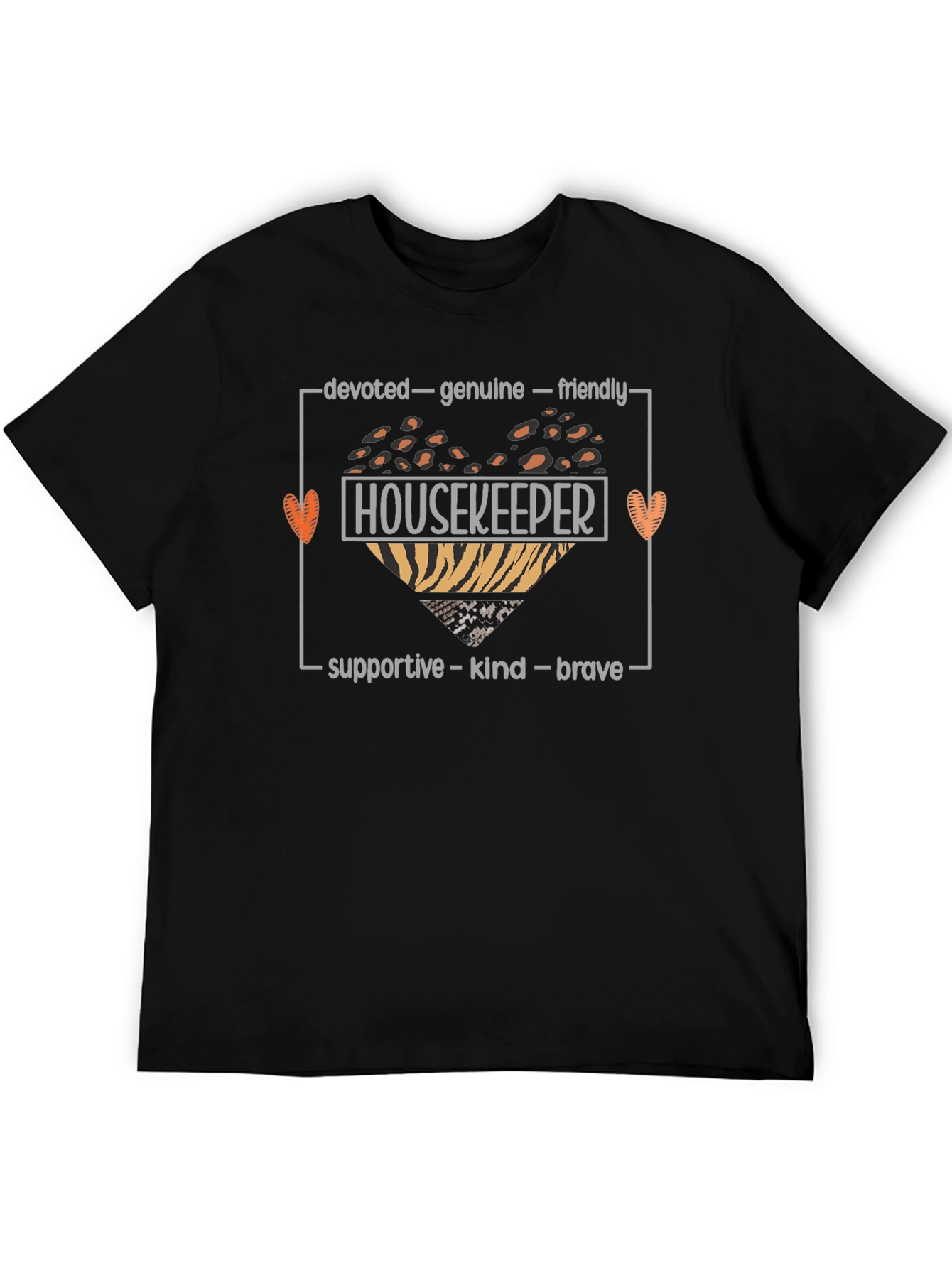 Housekeeper Heart Graphic T-Shirt