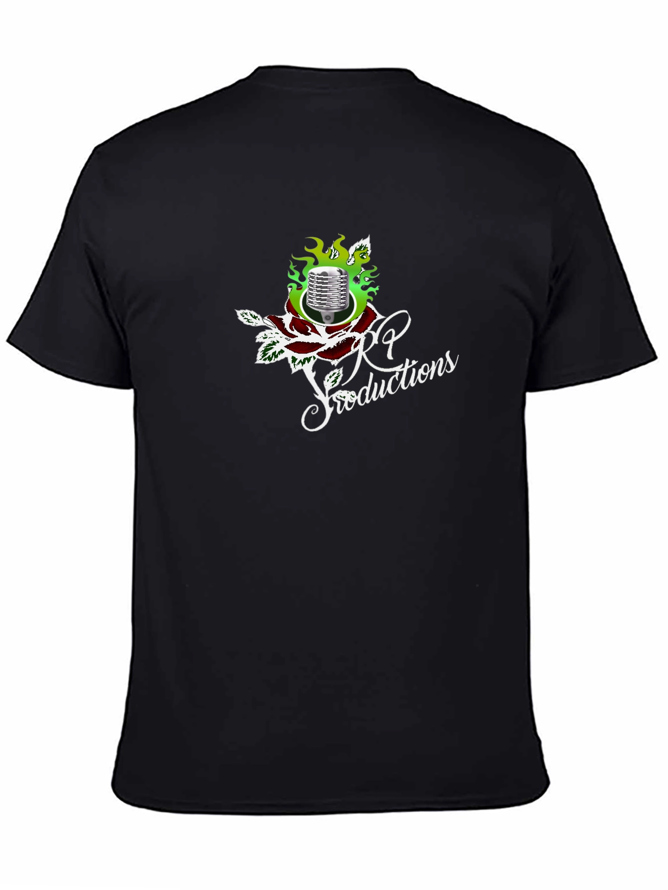 RP Productions Black Graphic Tee