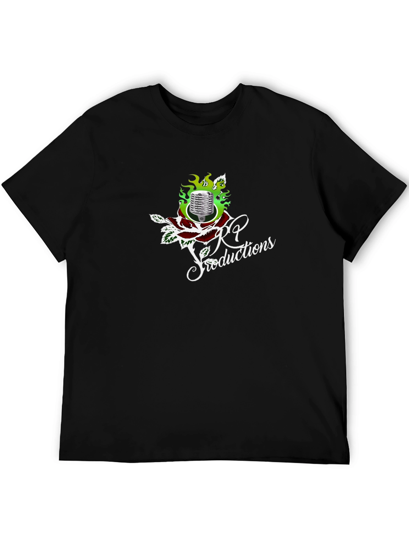 RP Productions Black Graphic Tee