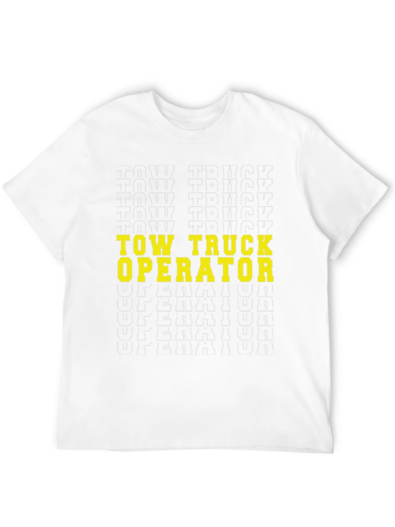 Tow Truck Operator Graphic Tee - Black