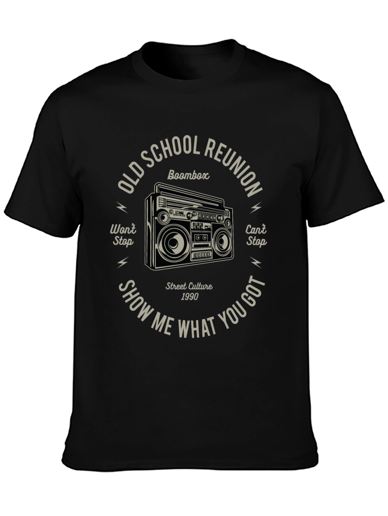 Old School Reunion Boombox Graphic Tee