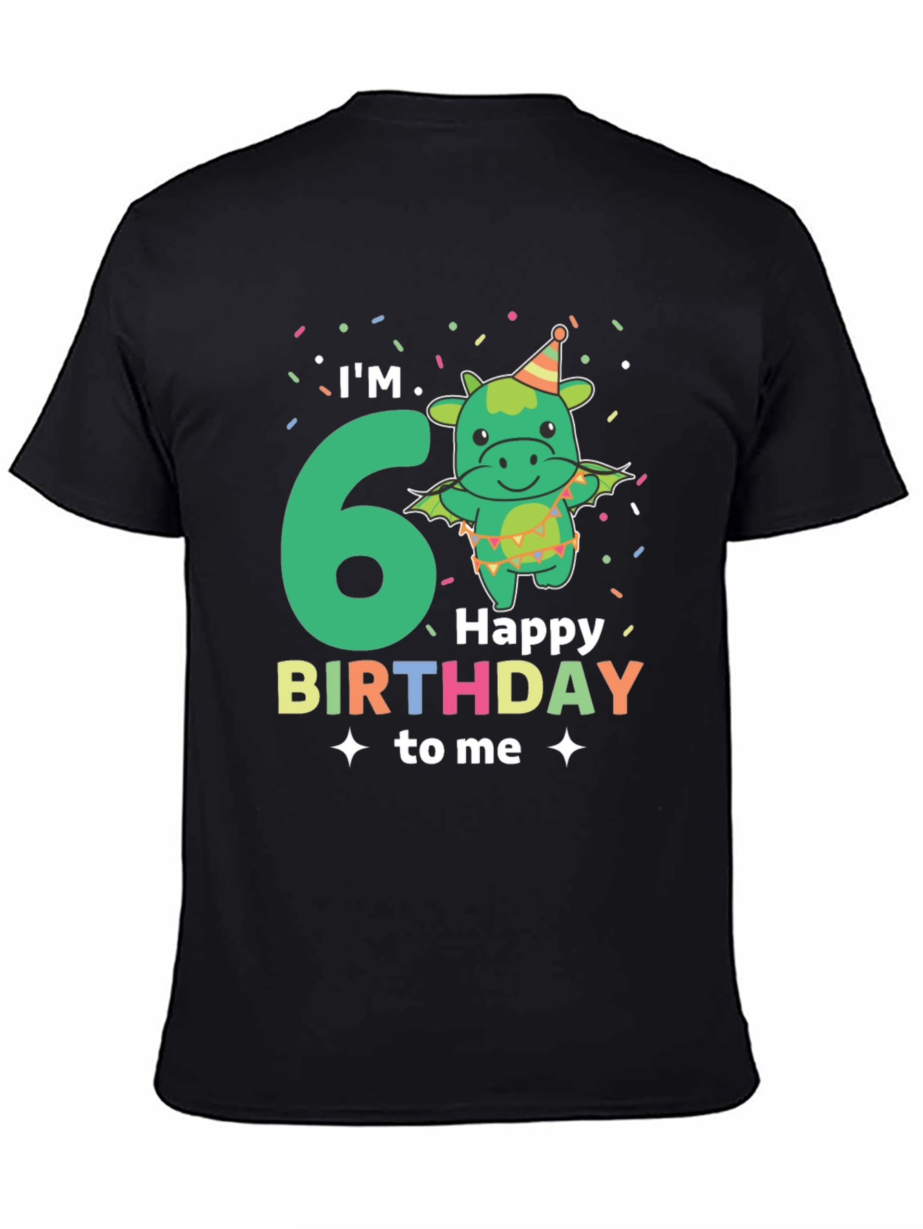 Im 6! Dragon Birthday T-Shirt