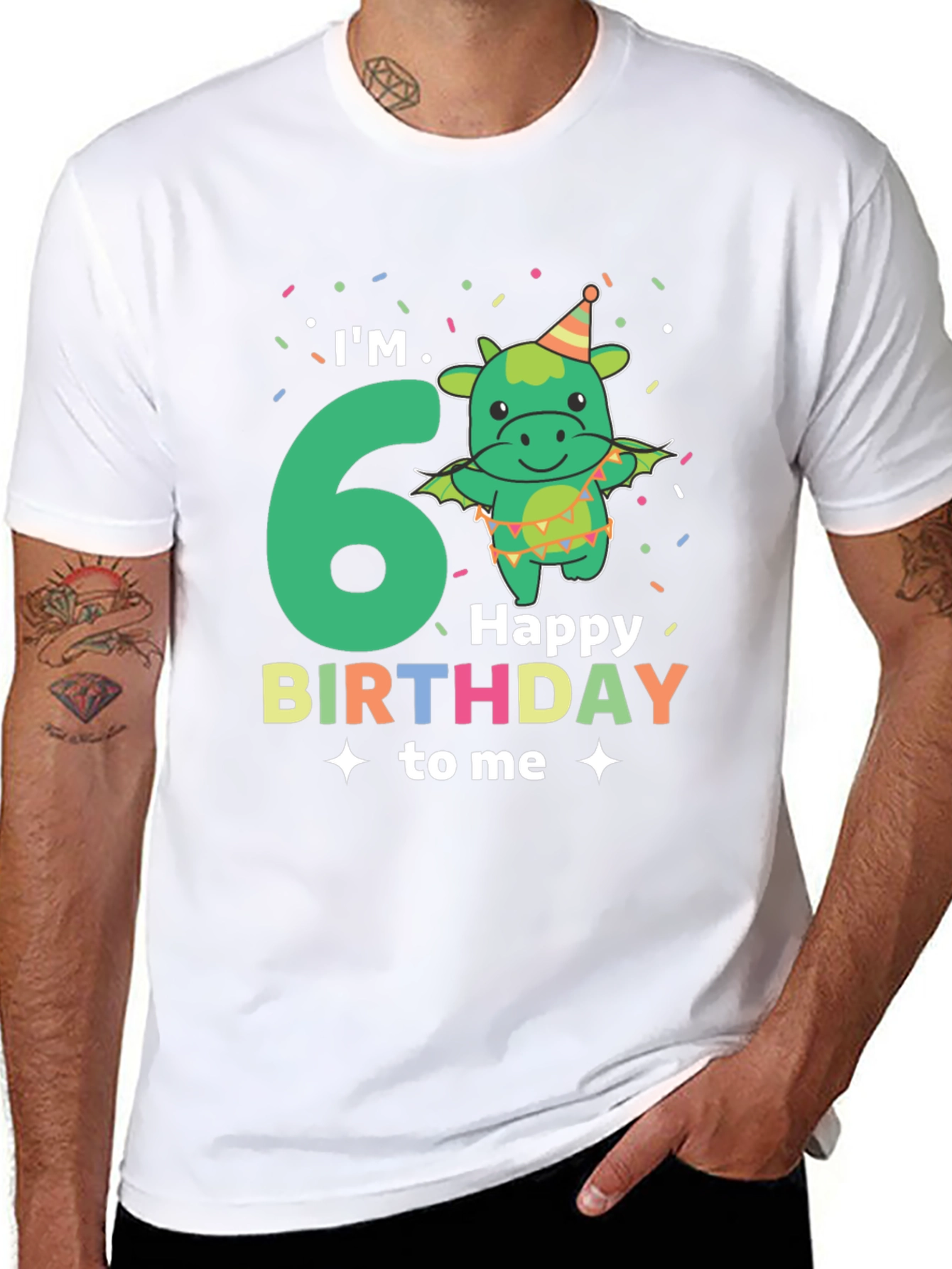 Im 6! Dragon Birthday T-Shirt