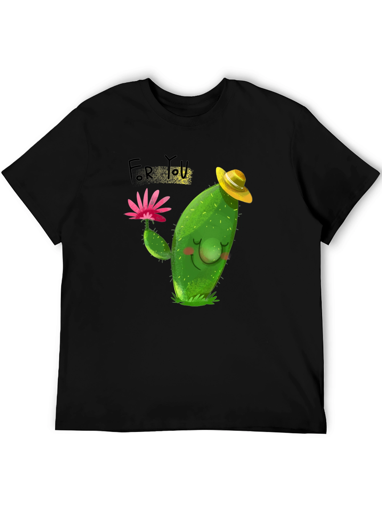 Cute Cactus T-Shirt - For You Design