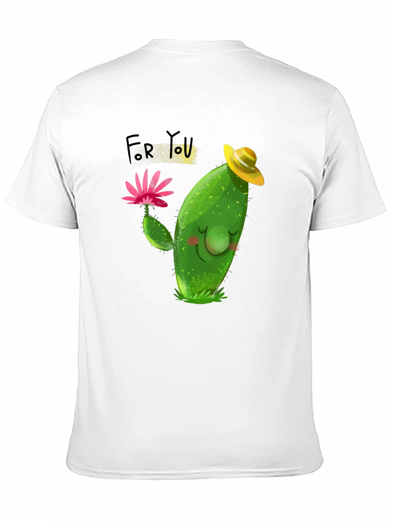 Cute Cactus T-Shirt - For You Design