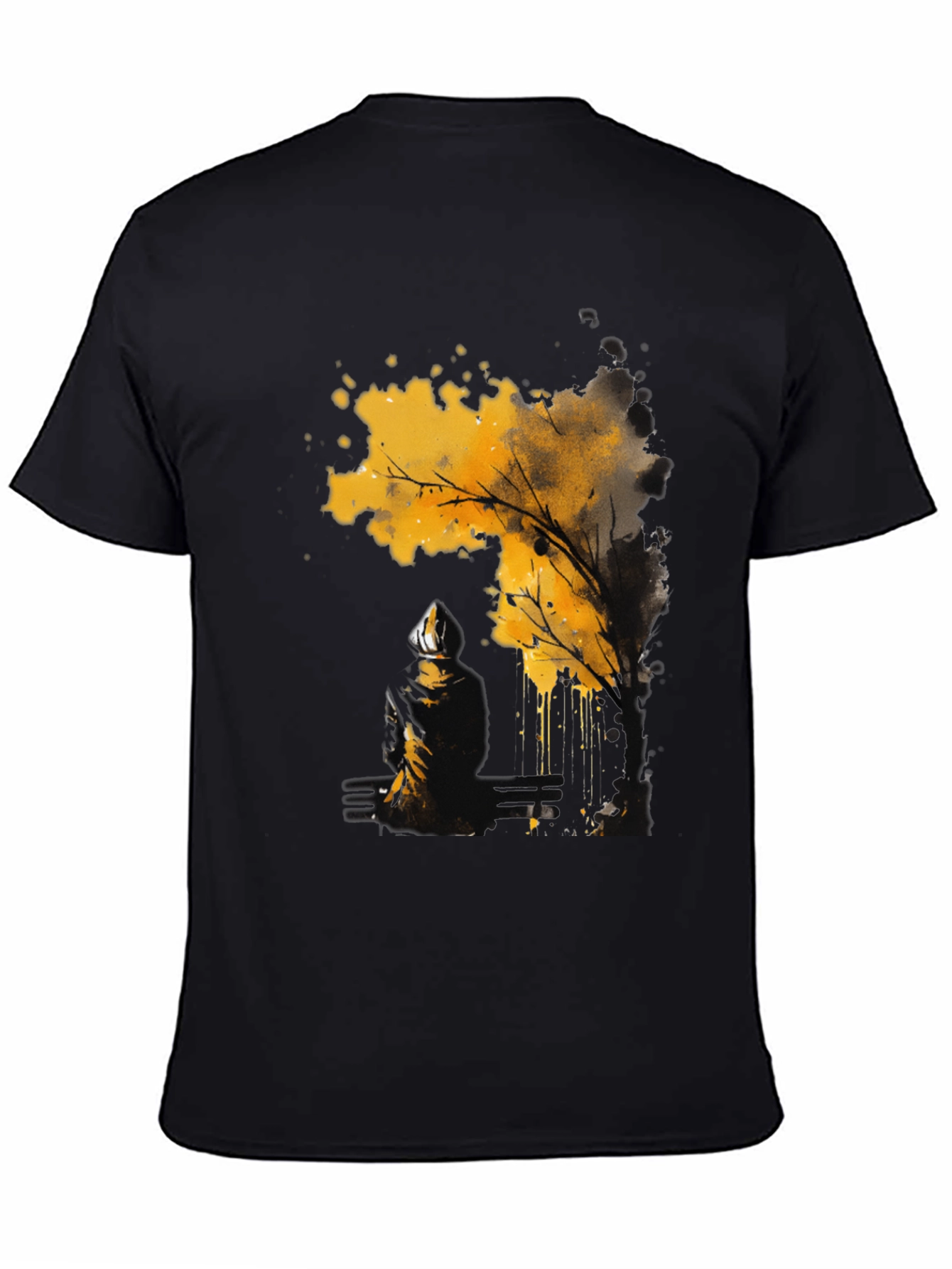 Abstract Tree Graphic Tee - Modern Art Shirt