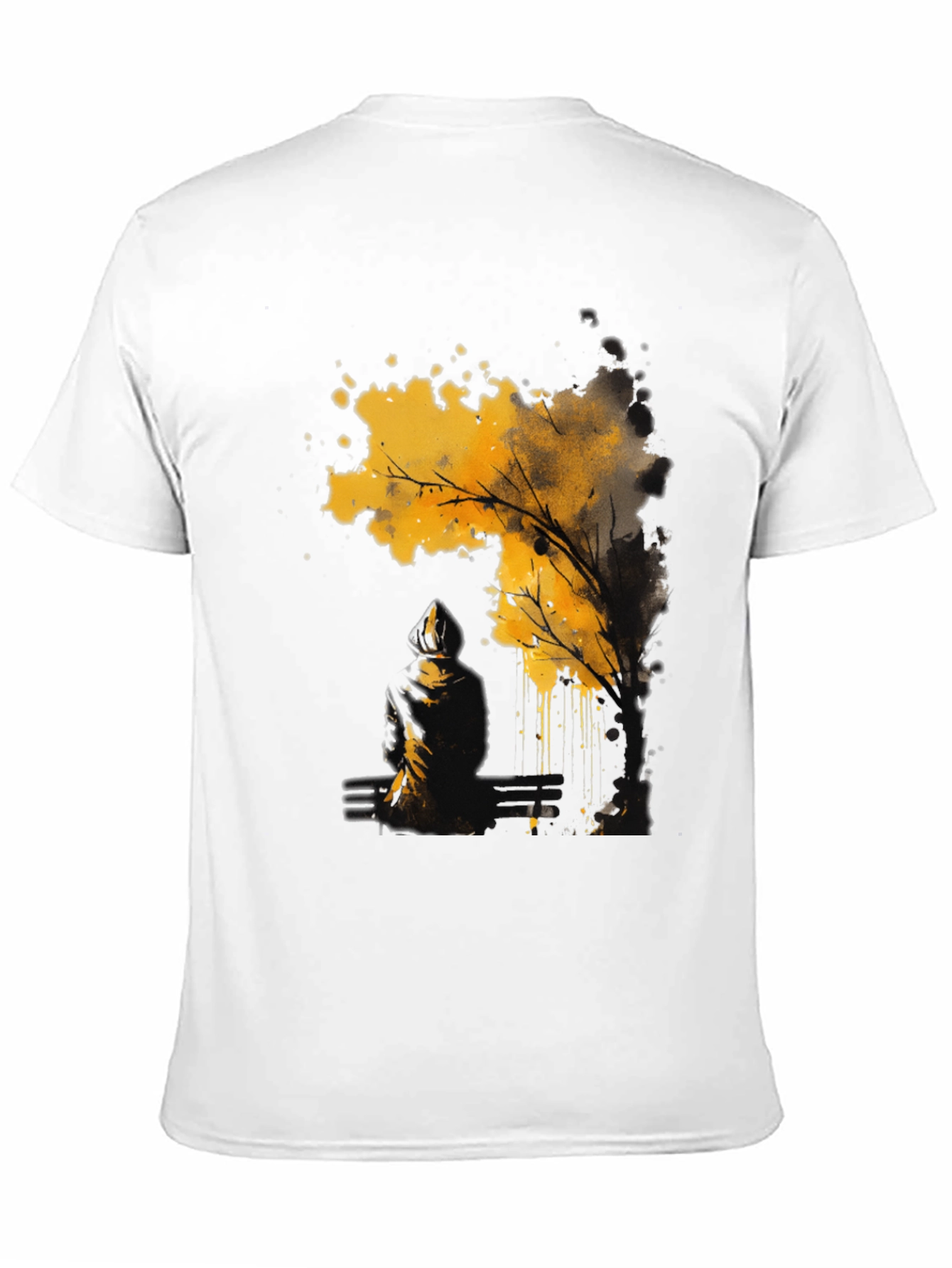 Abstract Tree Graphic Tee - Modern Art Shirt