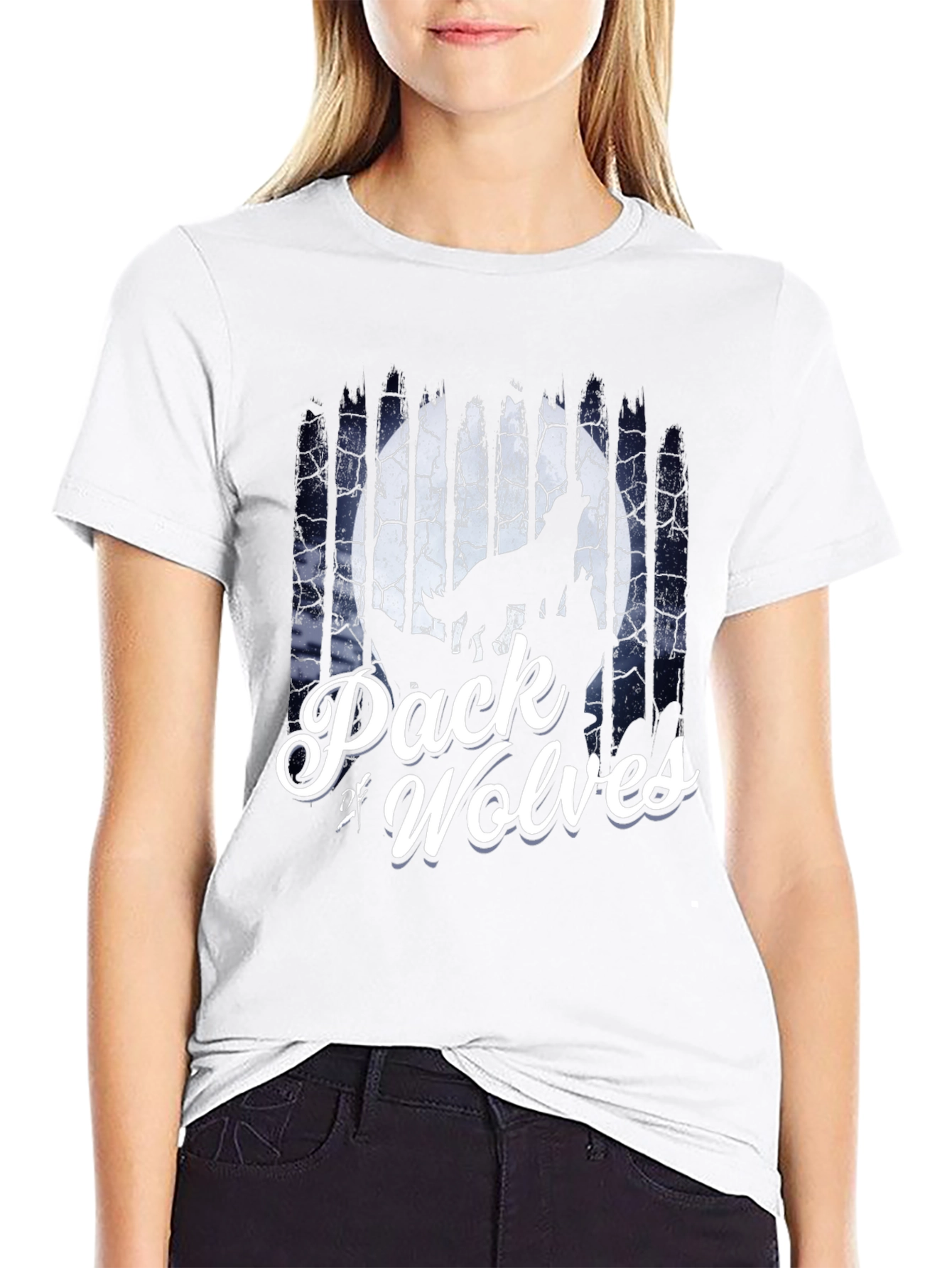 Pack of Wolves Graphic Tee - Night Howler Shirt