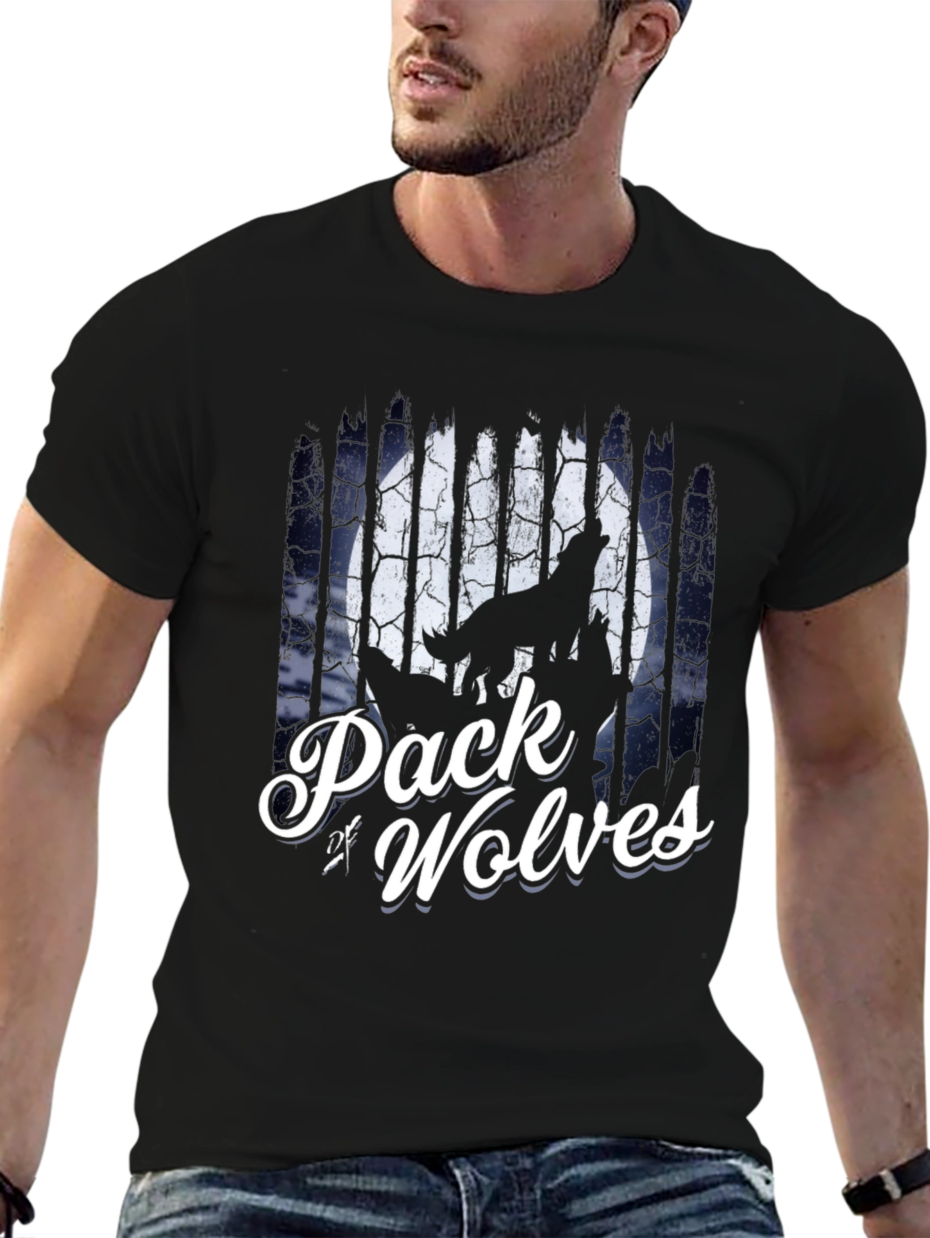Pack of Wolves Graphic Tee - Night Howler Shirt
