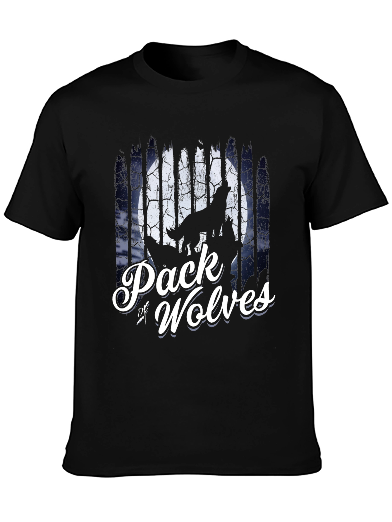 Pack of Wolves Graphic Tee - Night Howler Shirt