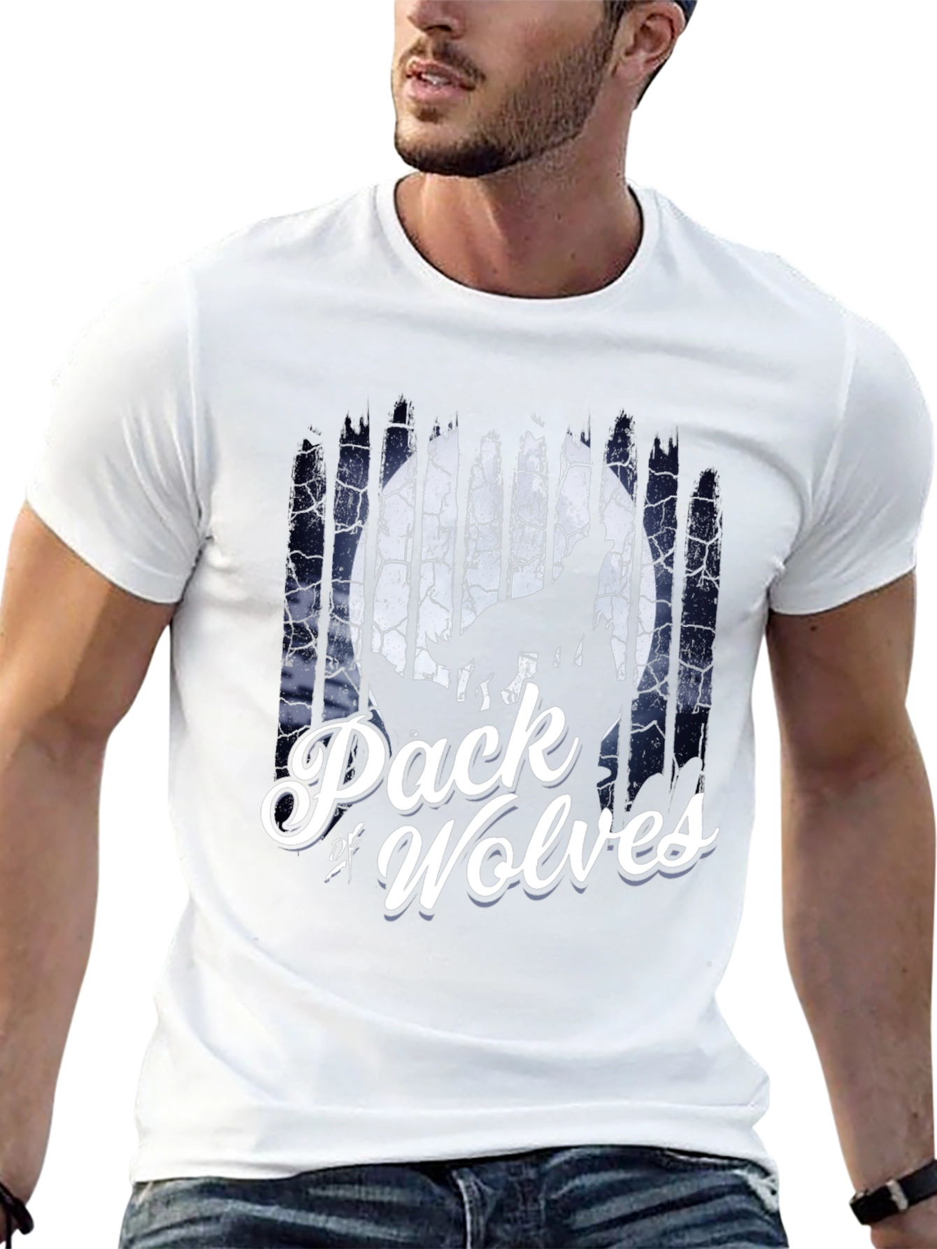 Pack of Wolves Graphic Tee - Night Howler Shirt