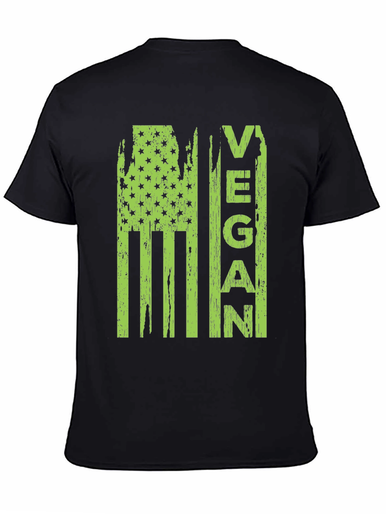 Vegan USA Flag T-Shirt - Stylish & Comfortable