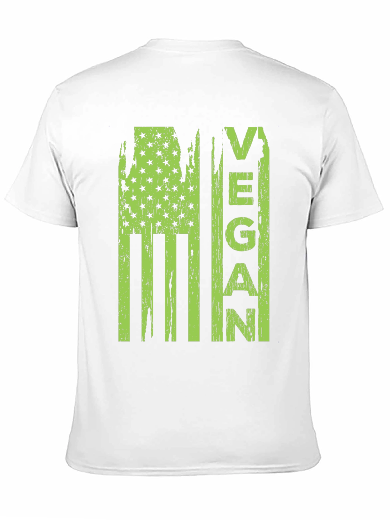 Vegan USA Flag T-Shirt - Stylish & Comfortable