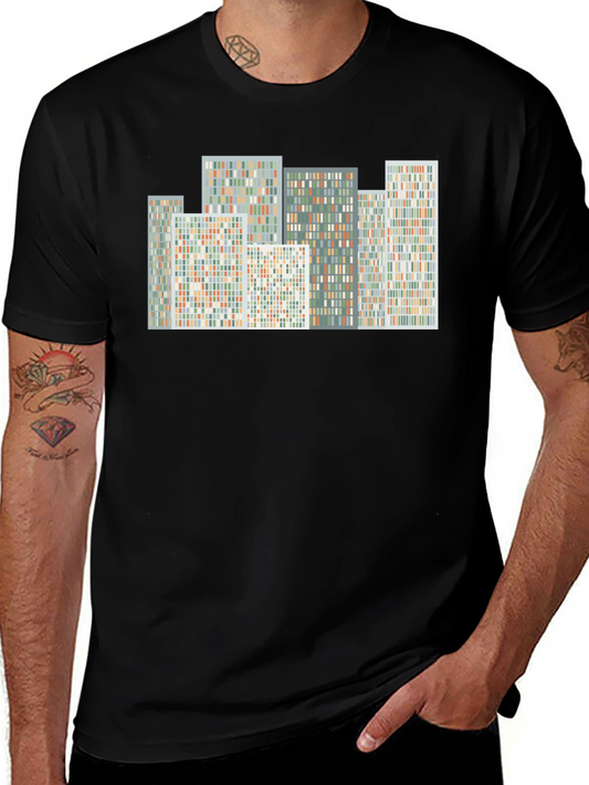 Abstract Cityscape Graphic Tee