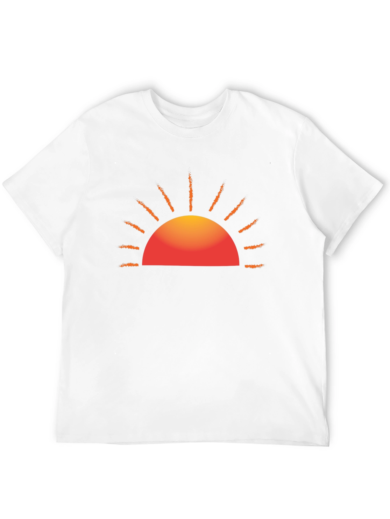 Sunset Graphic Black Tee - Stylish Everyday Wear