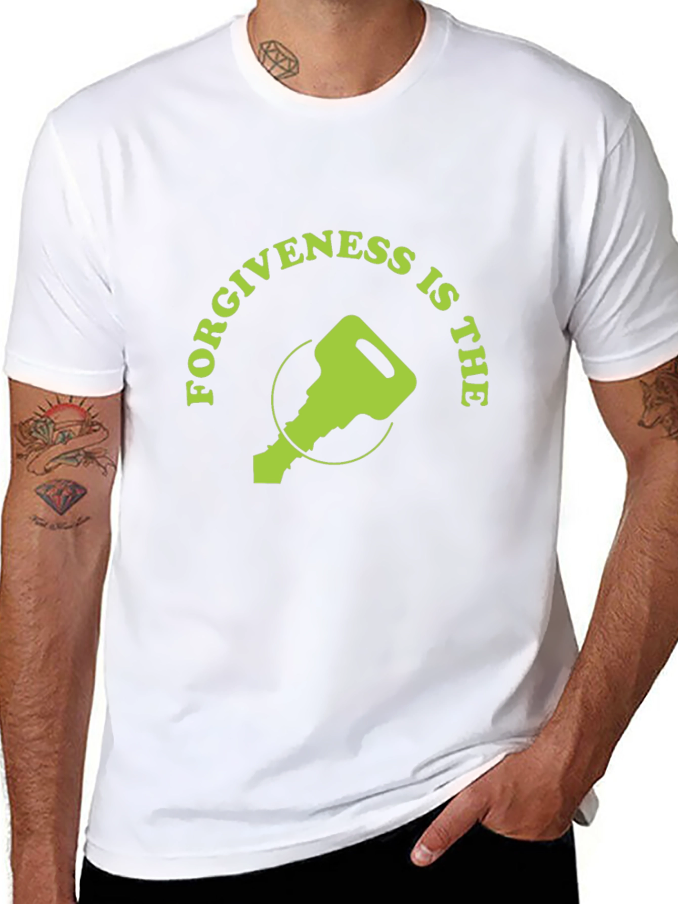Forgiveness is the Key Black T-Shirt
