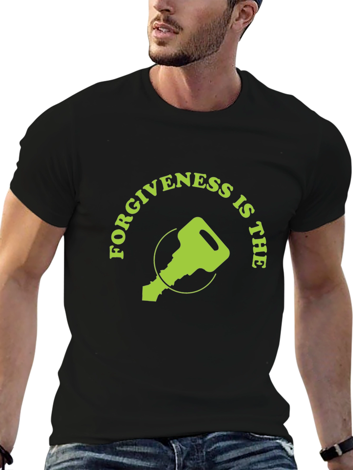 Forgiveness is the Key Black T-Shirt