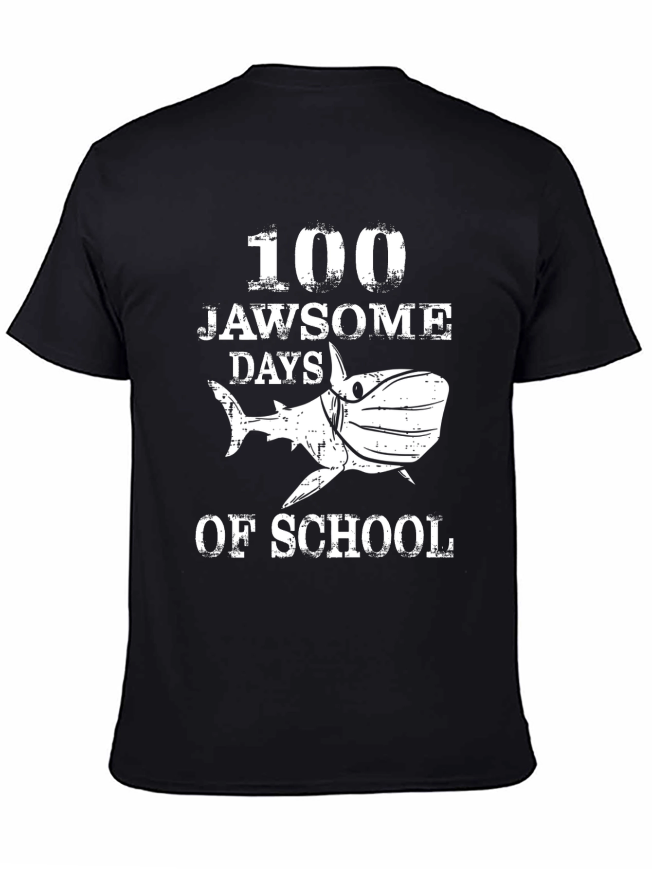 100 Days of School Jawsome Shark T-Shirt