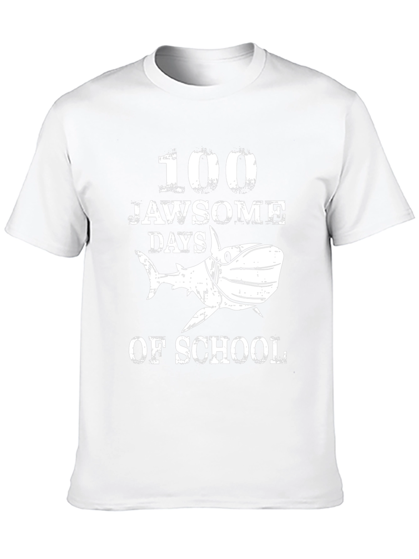 100 Days of School Jawsome Shark T-Shirt