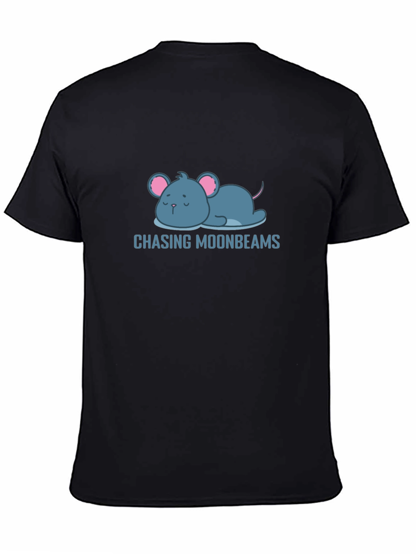 Chasing Moonbeams T-Shirt - Cute Mouse Design