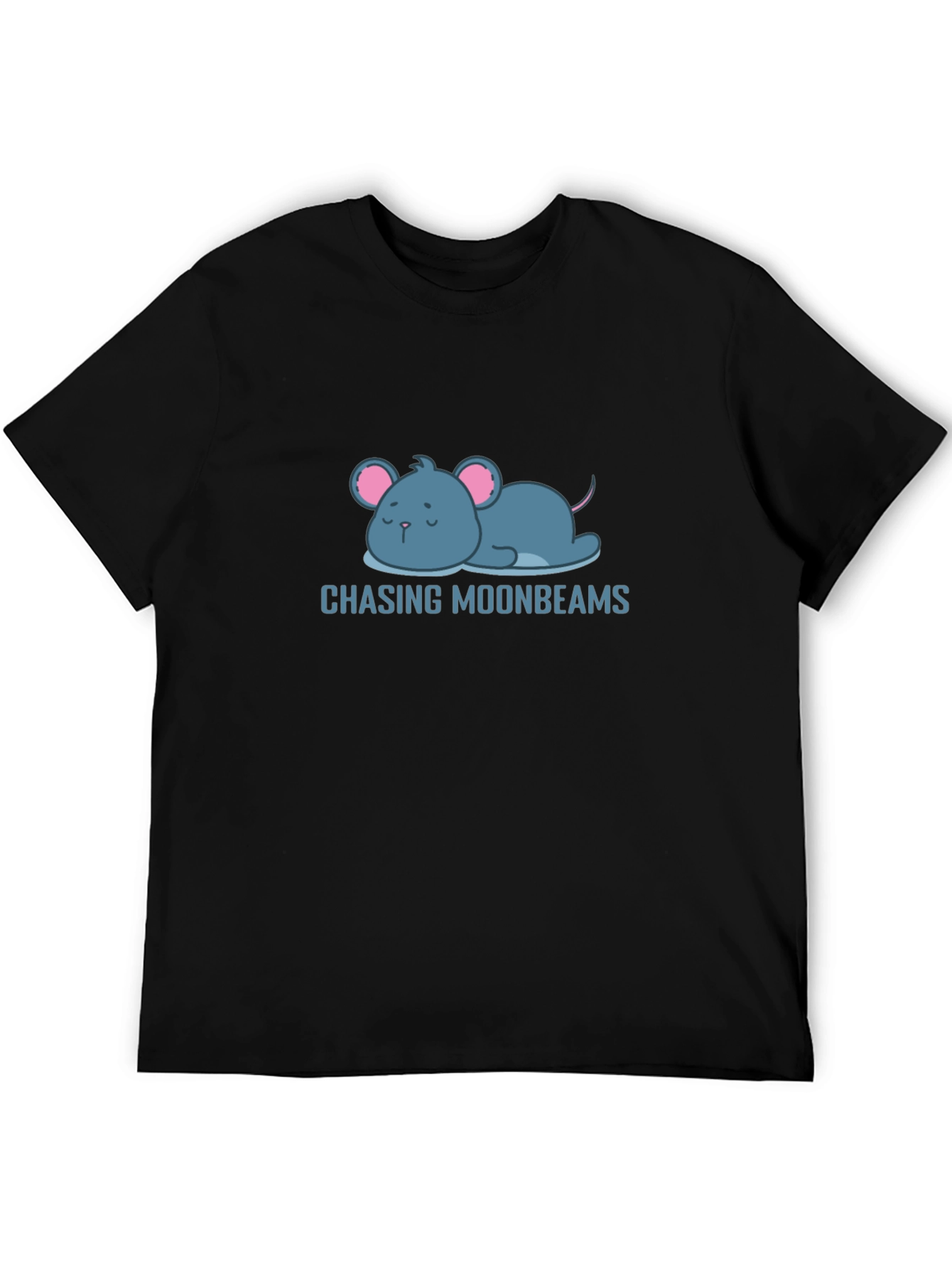 Chasing Moonbeams T-Shirt - Cute Mouse Design