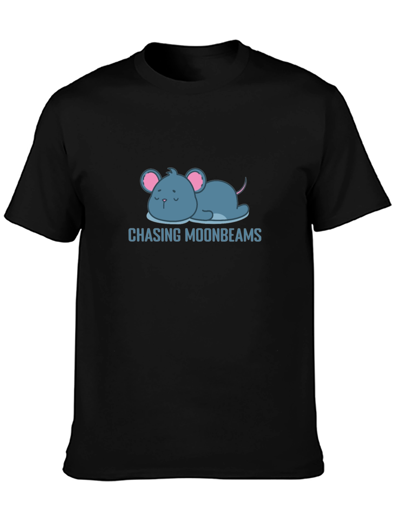 Chasing Moonbeams T-Shirt - Cute Mouse Design