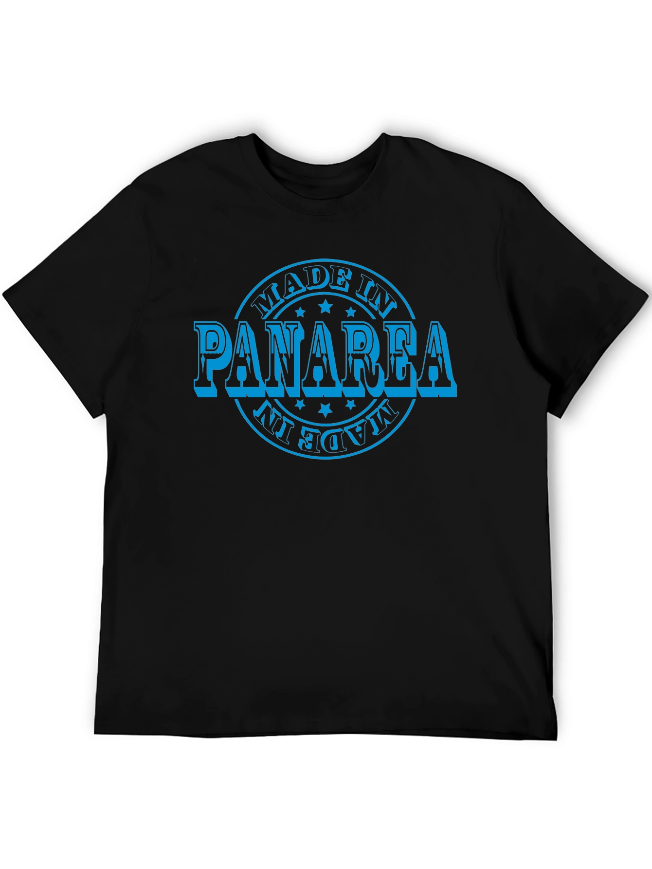 Made in Panarea T-Shirt - Black Cotton Tee