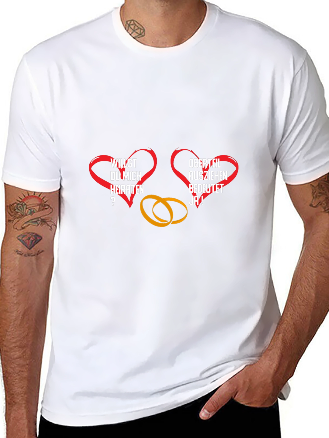 Funny Wedding Proposal T-Shirt - Will You Marry Me?