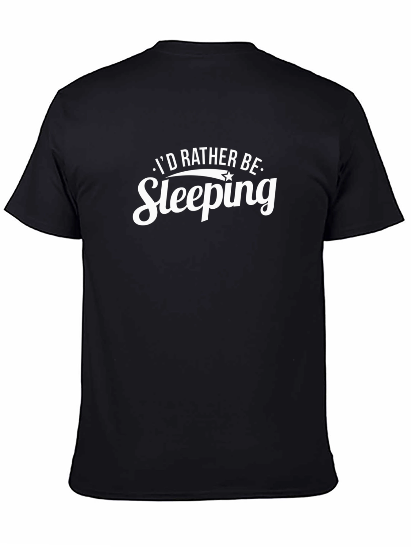 Id Rather Be Sleeping Black T-Shirt