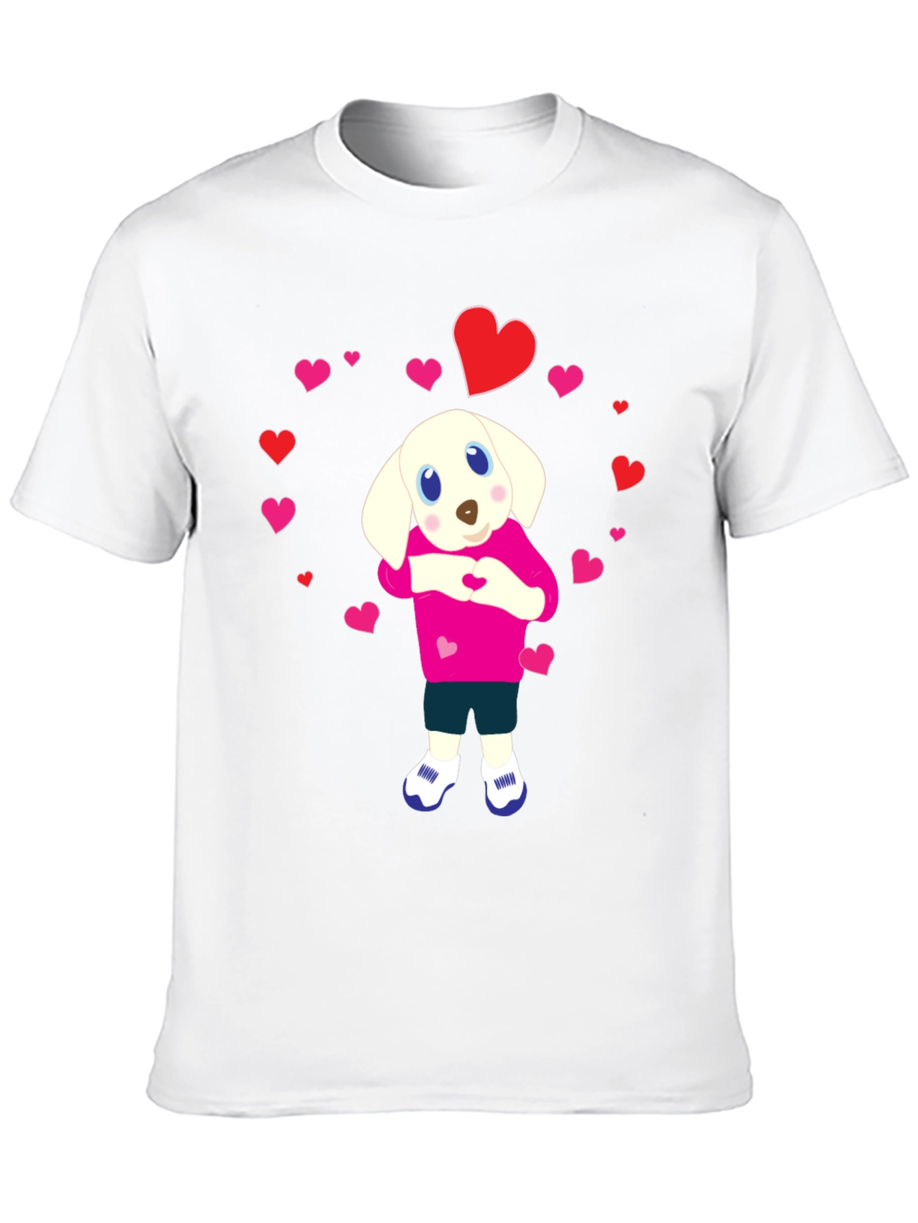 Dog Heart T-Shirt - Cute Puppy Love Design