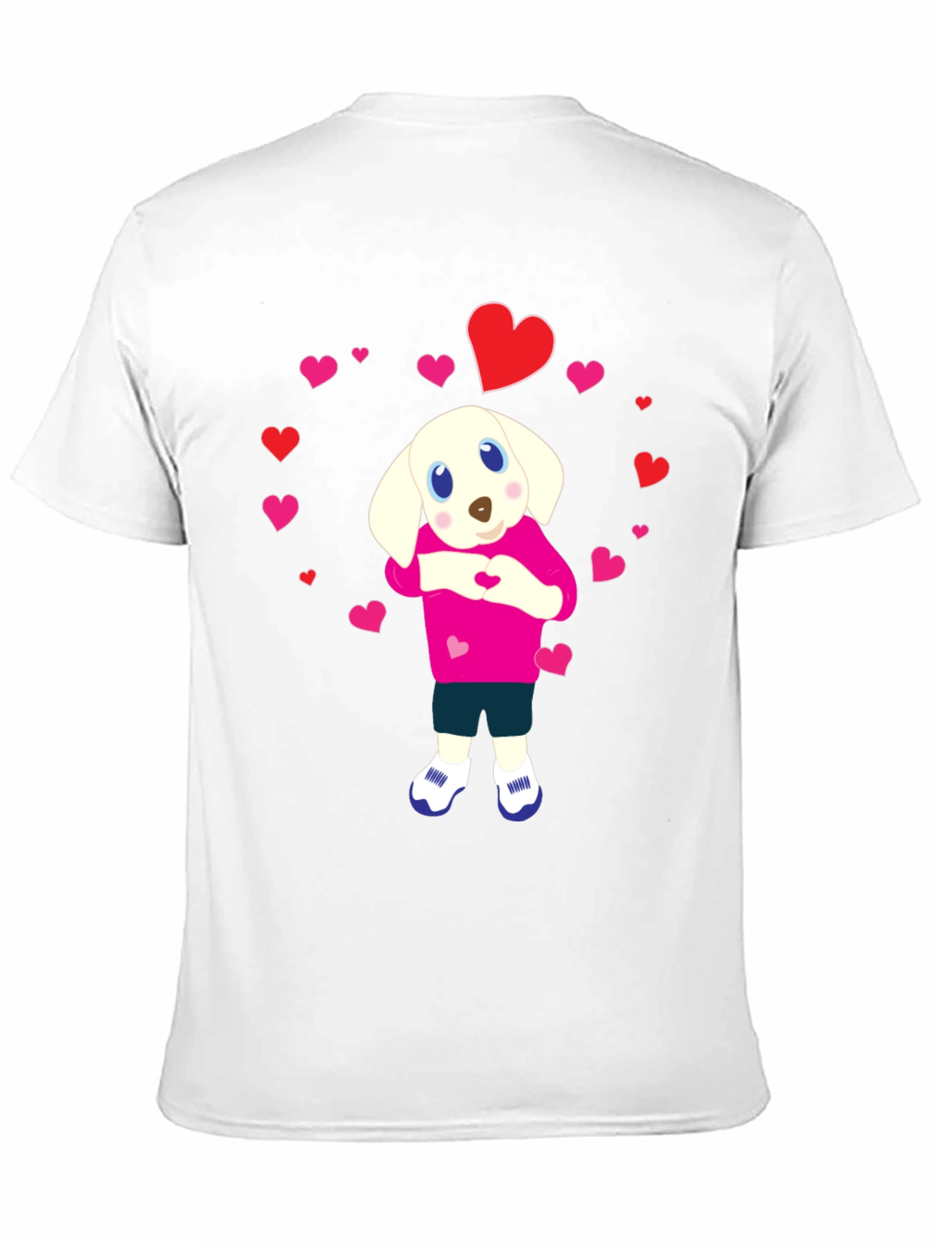 Dog Heart T-Shirt - Cute Puppy Love Design